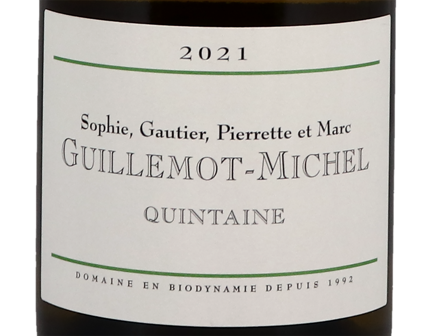 Domaine Guillemot Michel Vire Clesse Quintaine 2021 BIODYNAMIC