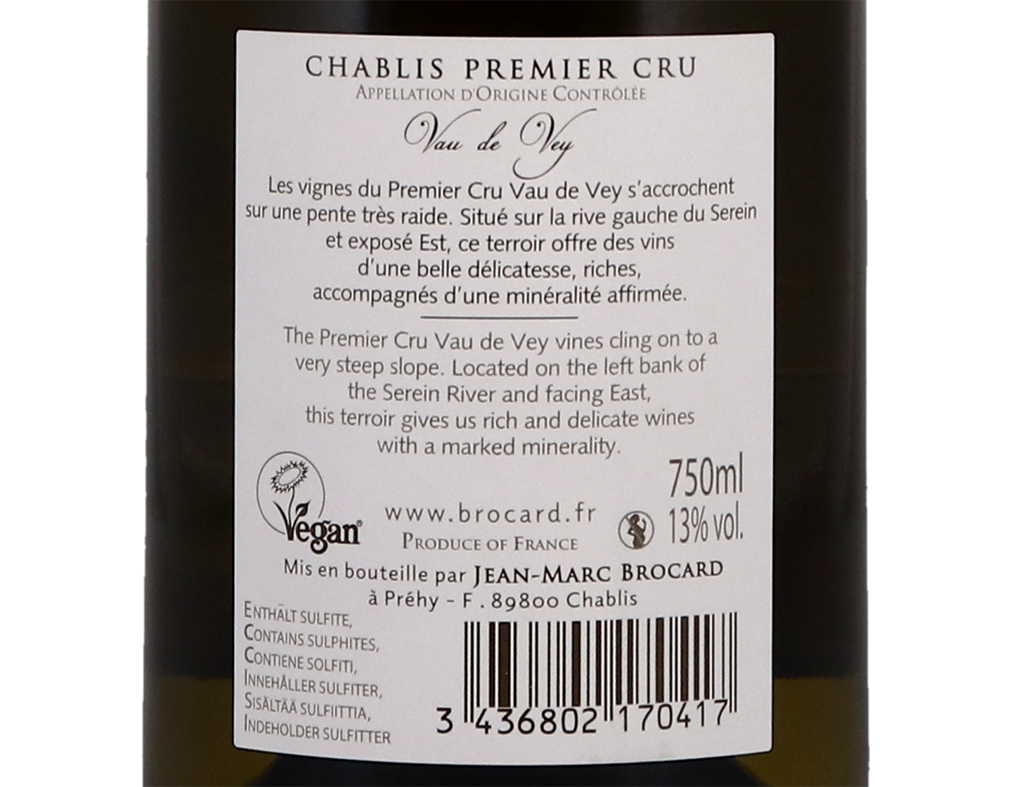 JM Brocard Chablis PC Vau de Vey 2020