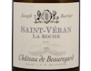 Ch de Beauregard Saint Veran La Roche 2021 view 2