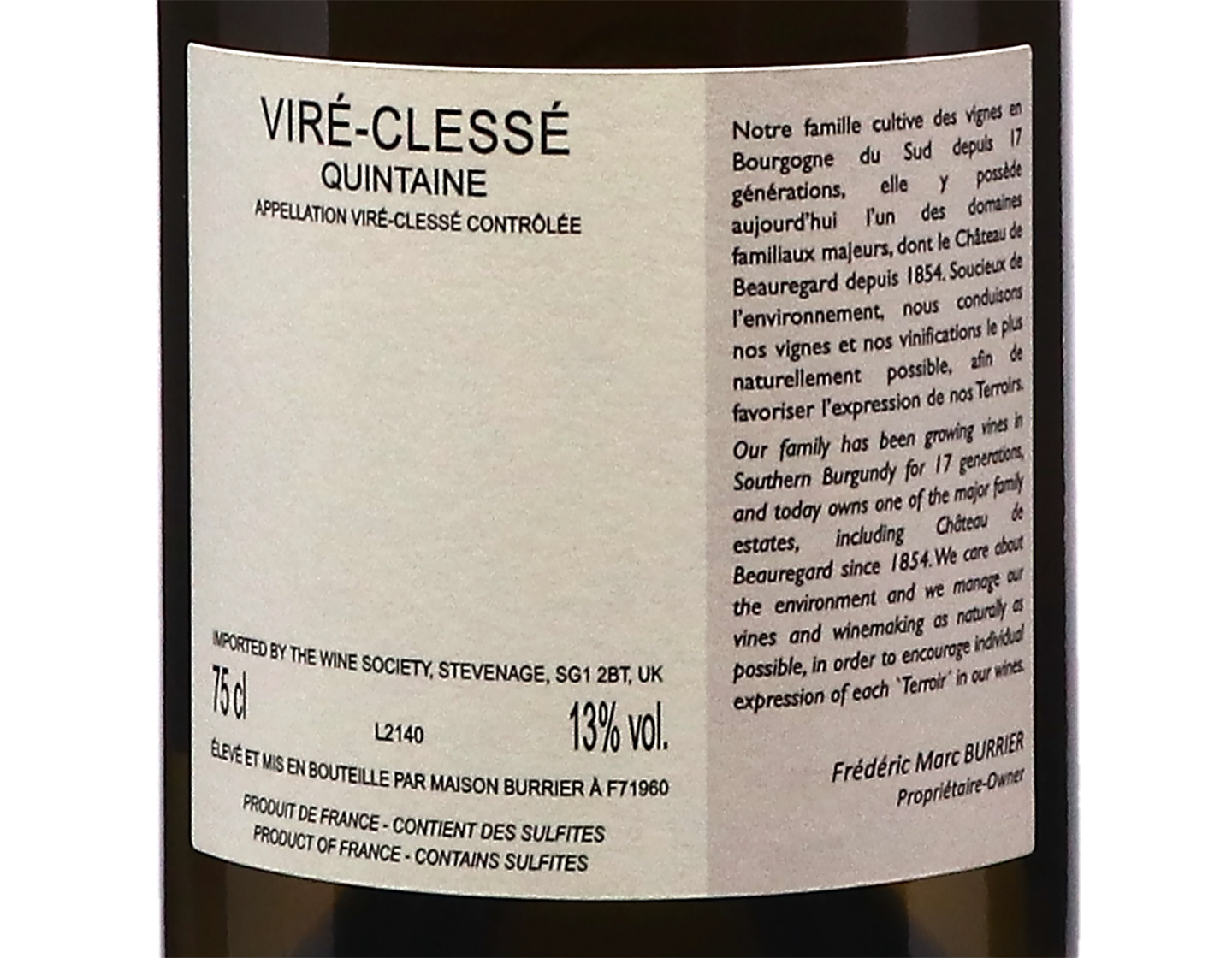 Joseph Burrier Vire Clesse Quintaine 2021