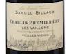 Samuel Billaud, Chablis Premier Cru Vaillons Vieilles Vignes 2021 view 2