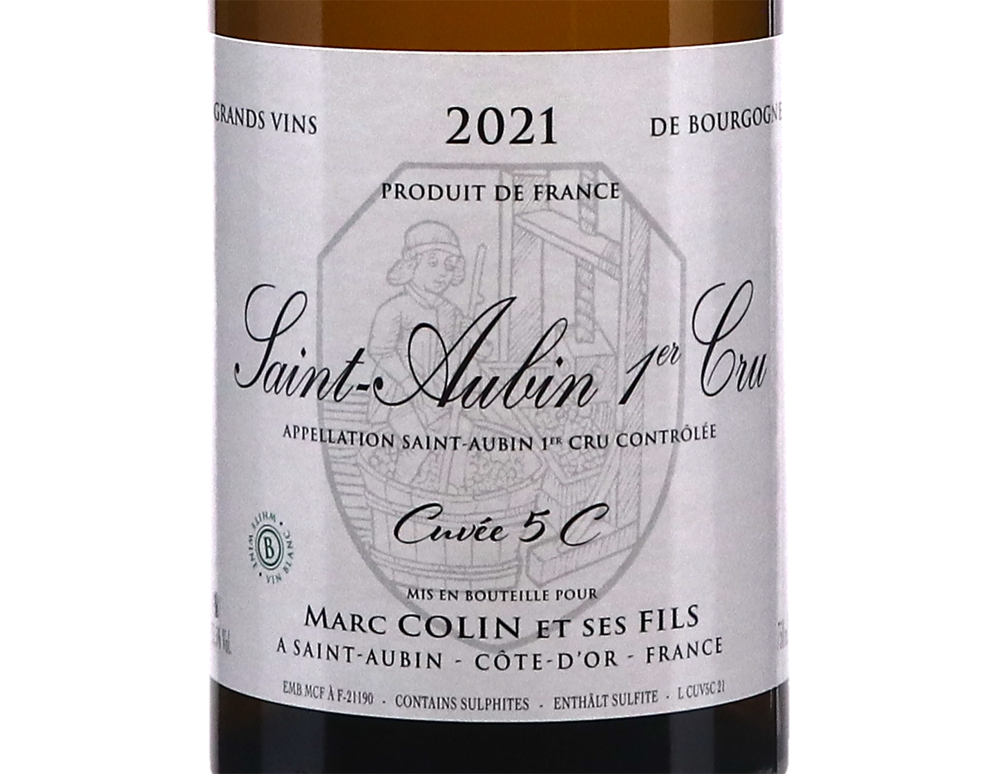 Domaine Marc Colin Saint Aubin Blanc 2021