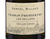 Samuel Billaud Chablis PC Vaillons Vieilles Vignes 2022 view 2