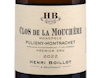 Domaine Henri Boillot Puligny Montrachet PC Clos de la Mouchere 2022 view 2