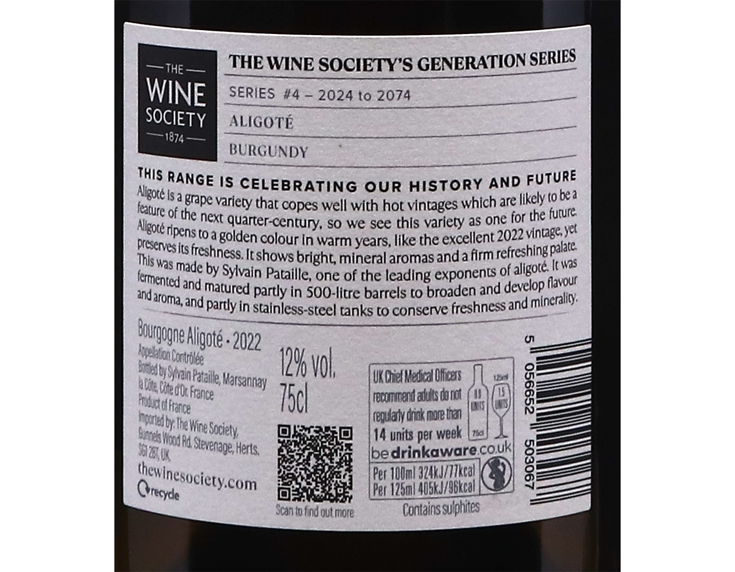 The Wine Society's Generation Series Bourgogne Aligote 2022