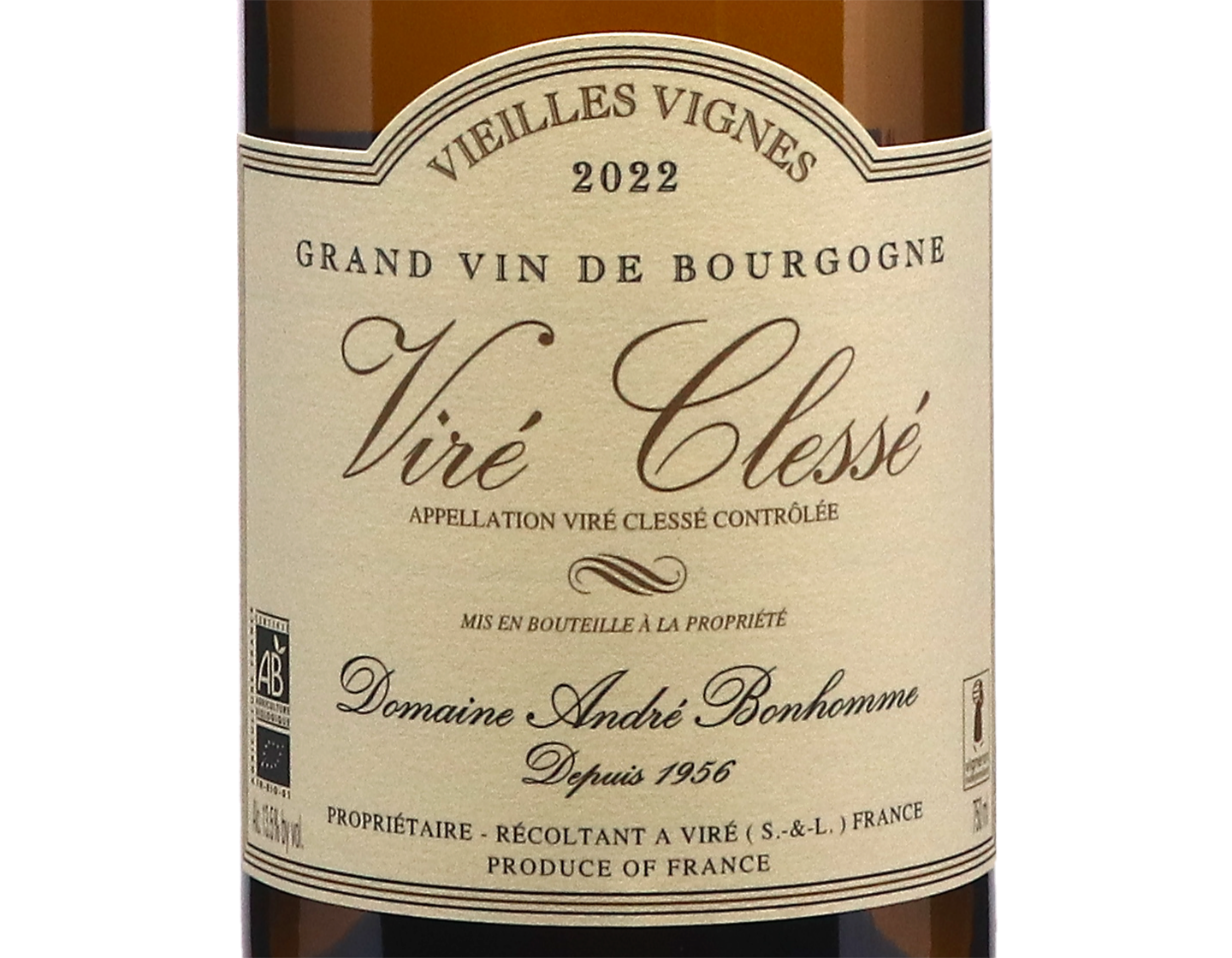 Domaine Andre Bonhomme Vire Clesse Vieilles Vignes 2022