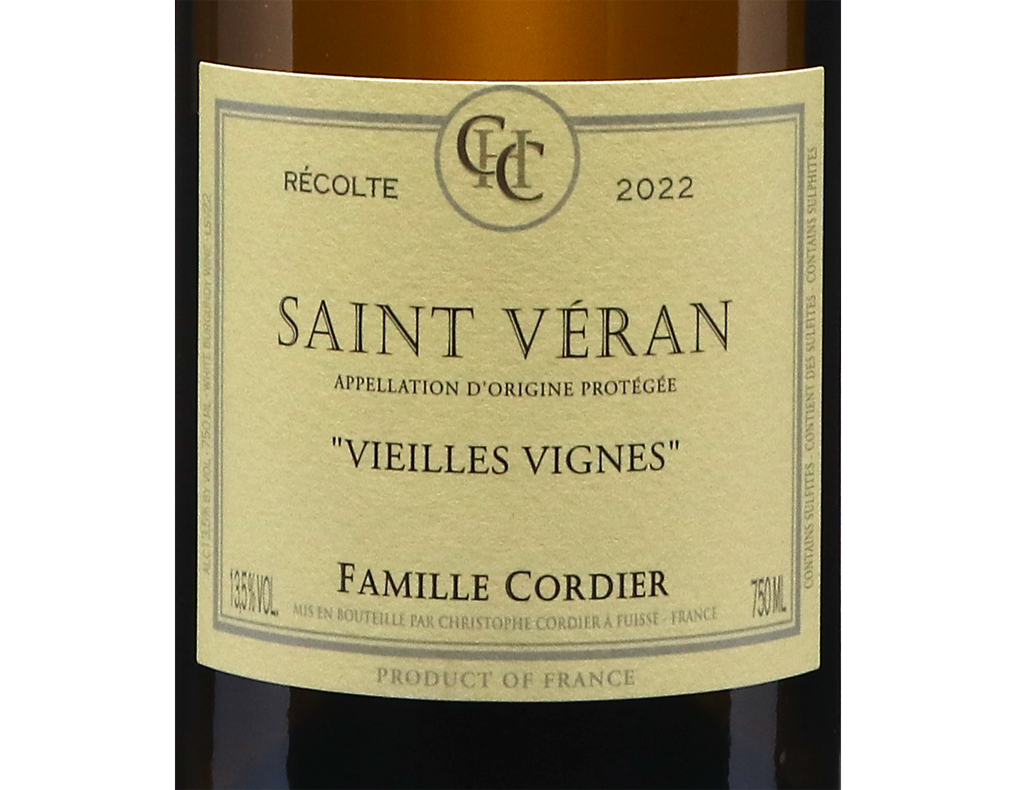 Domaine Cordier Saint Veran Vieilles Vignes 2022