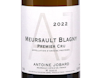 Domaine Antoine Jobard Meursault PC Blagny 2022 view 2