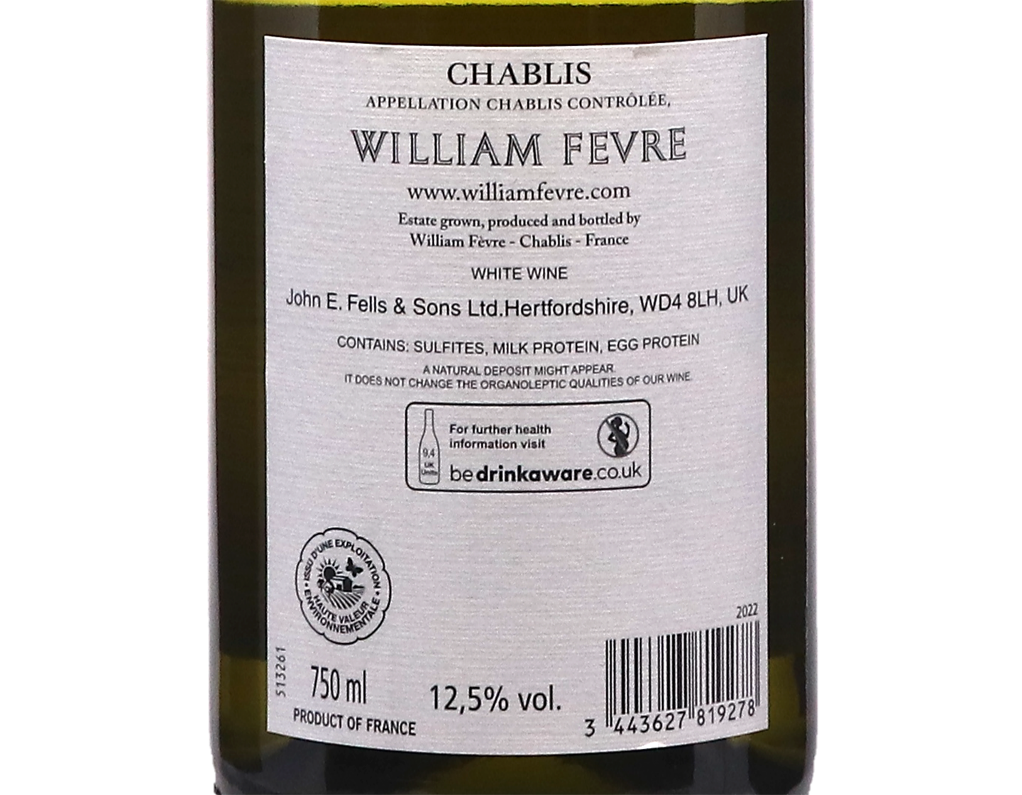 Domaine William Fèvre, Chablis 2022