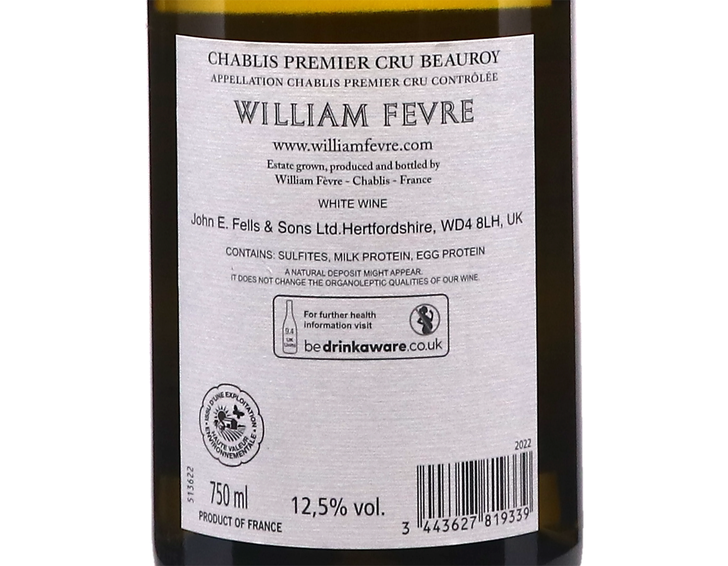 Domaine William Fevre Chablis PC Beauroy 2022