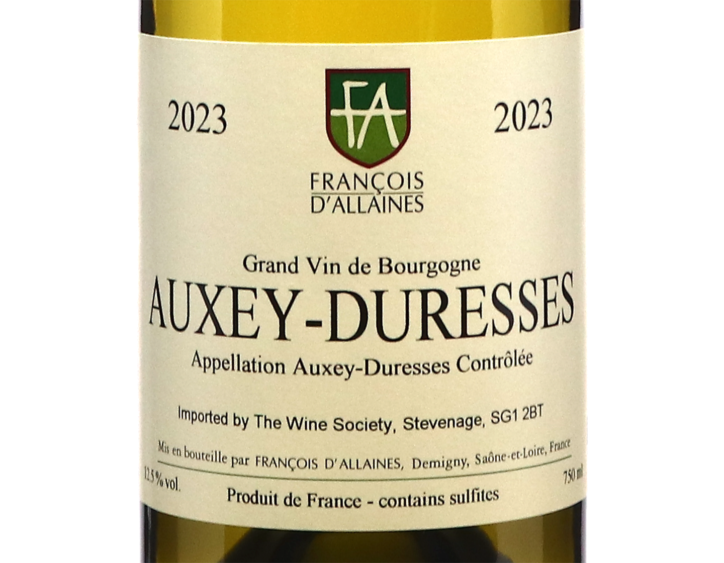 Francois D'Allaines Auxey Duresses 2023