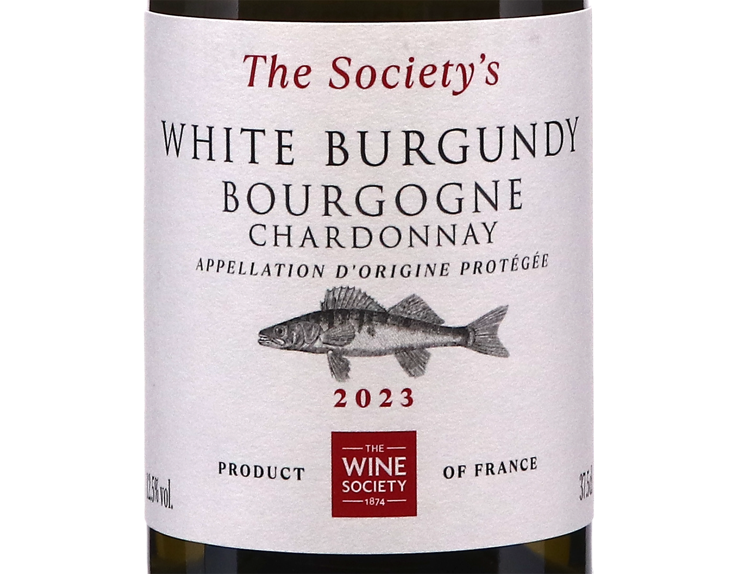 Half bottle of The Society's White Burgundy 2023