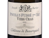 Chateau de Beauregard Pouilly Fuisse Premier cru Vers Cras 2023 ORGANIC view 2