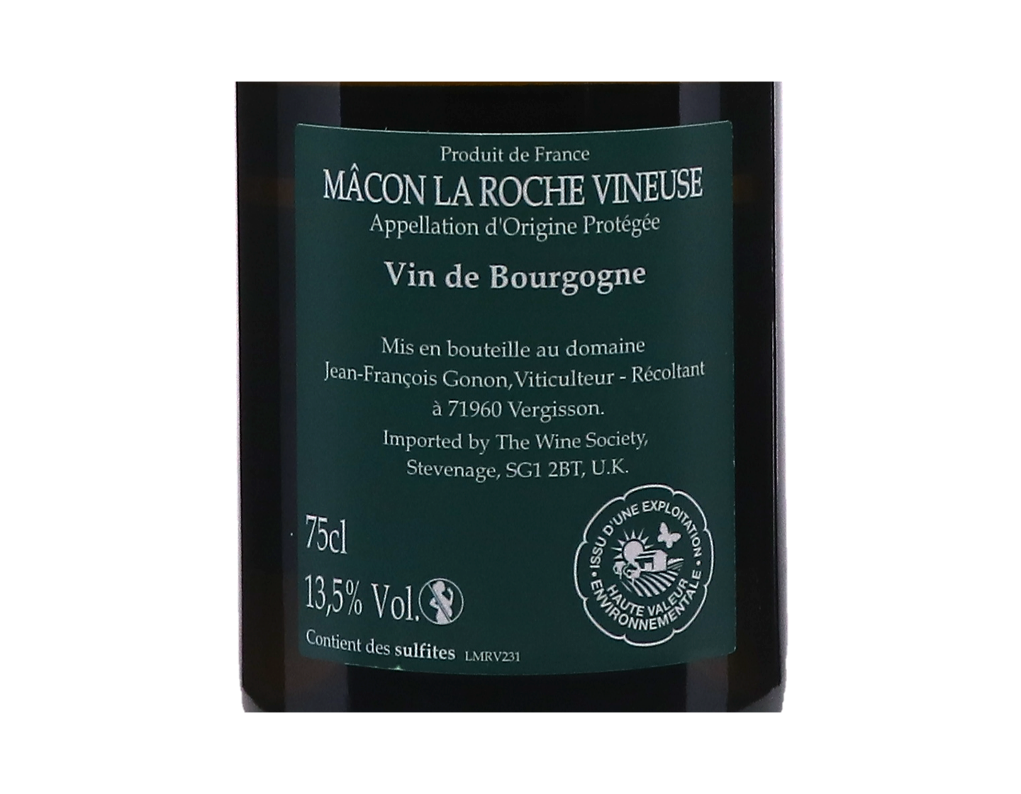 Domaine Gonon Macon La Roche Vineuse 2023