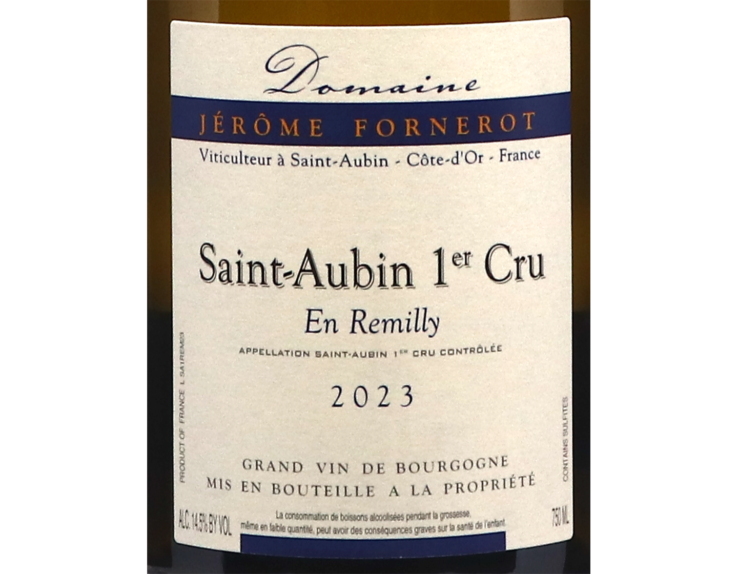 Domaine Jerome Fornerot Saint Aubin PC Remilly 2023