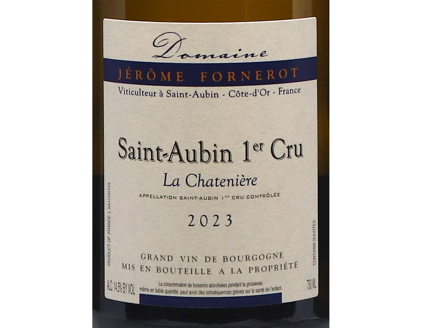 Domaine Jerome Fornerot Saint Aubin PC Chateniere 2023