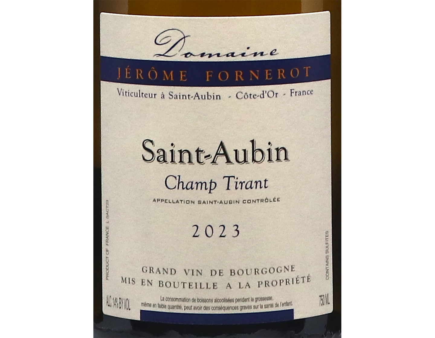 Domaine Jerome Fornerot Saint Aubin Champ Tirant 2023