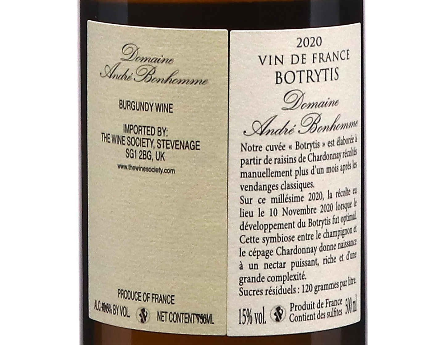 Domaine Bonhomme Botrytis Vin de France 2020