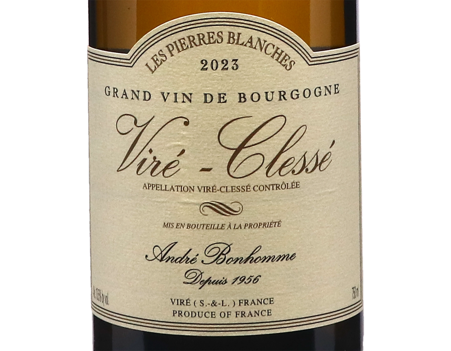 Domaine Bonhomme Vire Clesse Pierres Blanches 2023