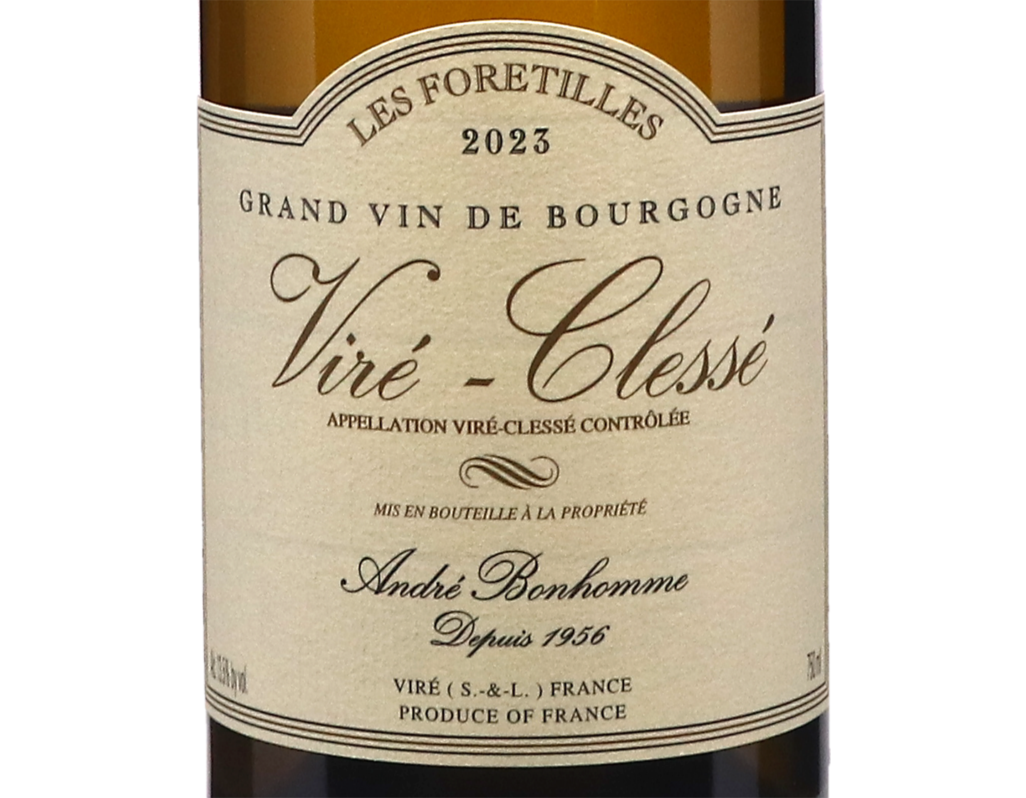 Domaine Bonhomme Vire Clesse Les Foretilles 2023