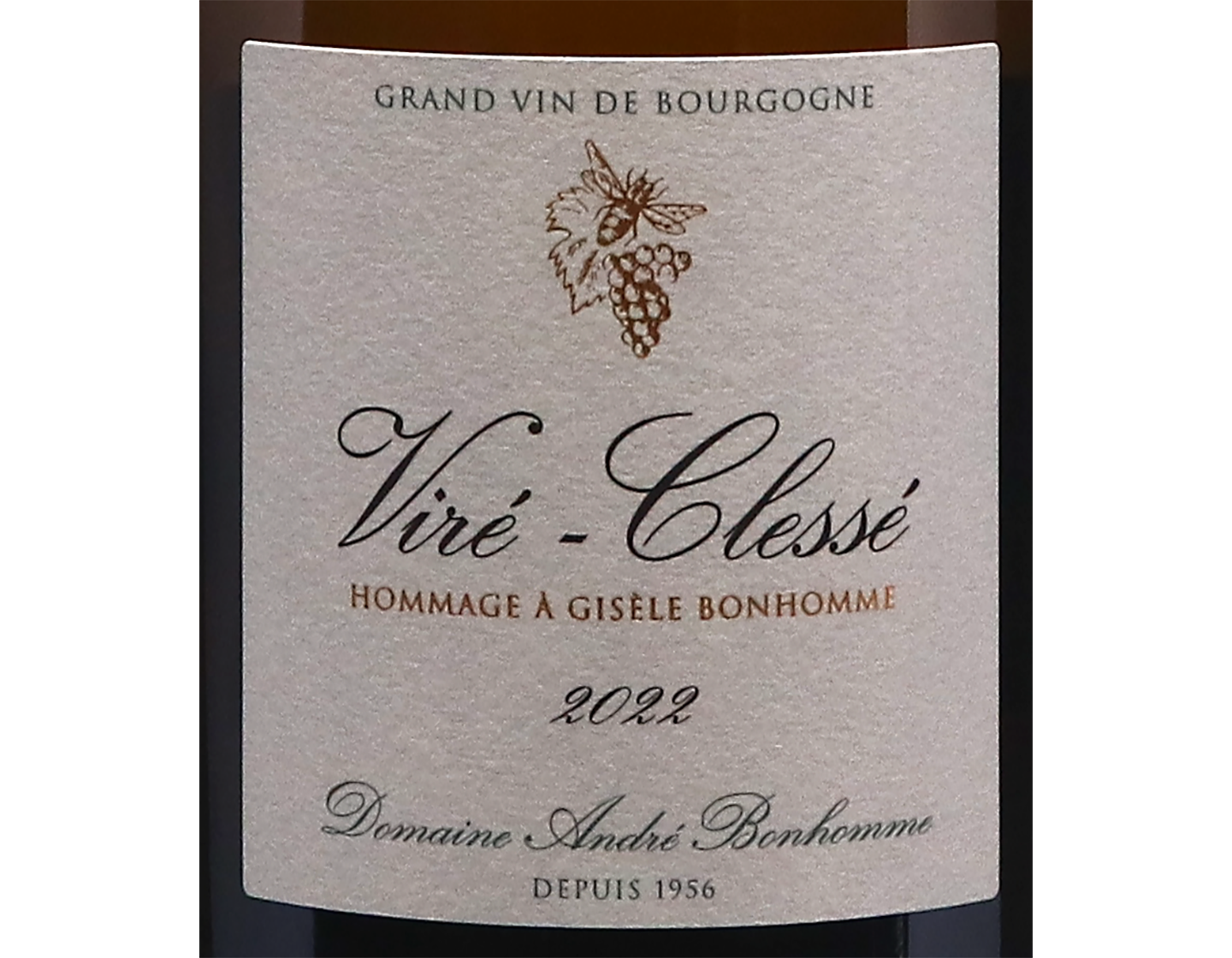 Domaine Bonhomme Vire Clesse Hommage Gisele Bonhomme 2022