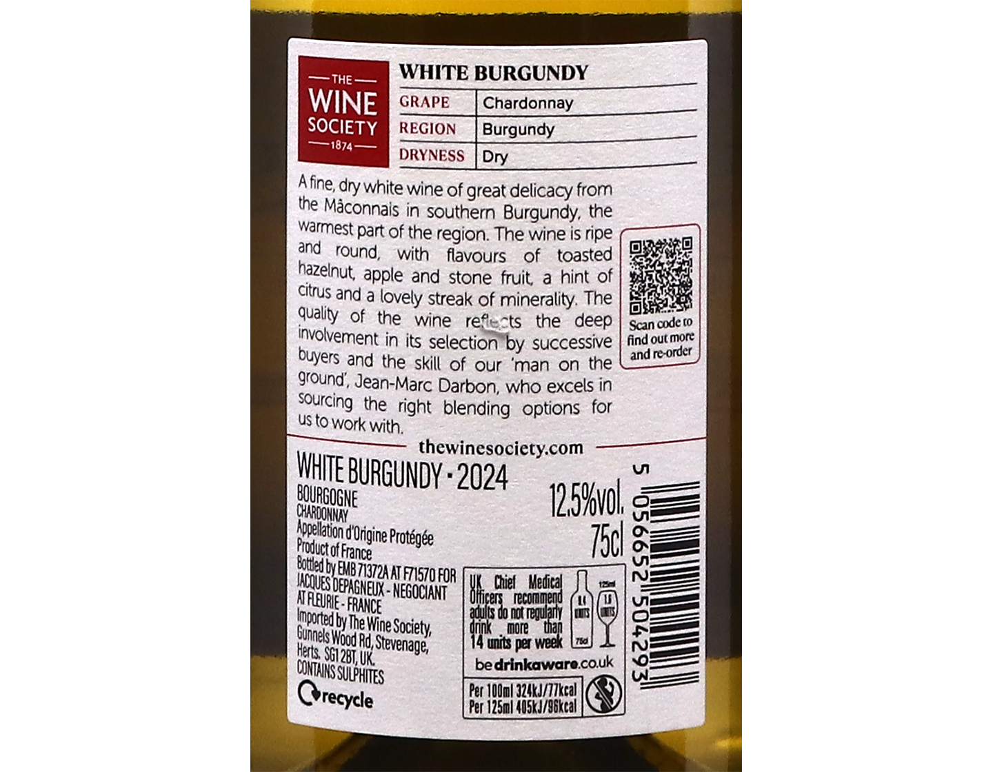 The Societys White Burgundy 2024