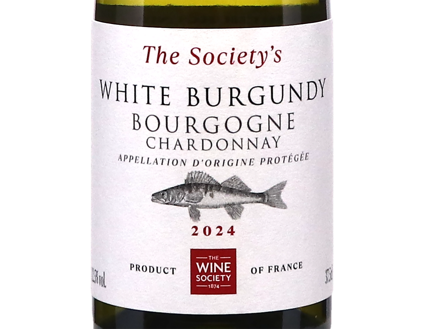 Half bottle of The Society's White Burgundy 2024