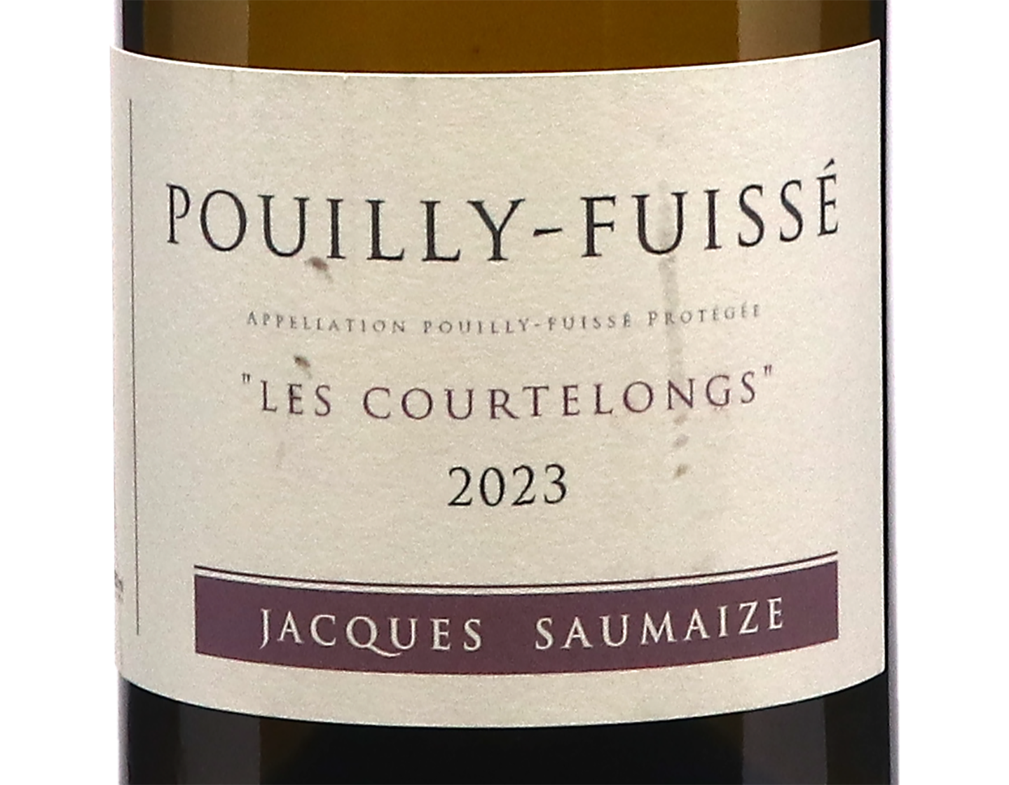 Jacques Saumaize Pouilly Fuisse Les Courtelongs 2023