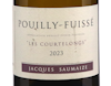 Jacques Saumaize Pouilly Fuisse Les Courtelongs 2023 view 2