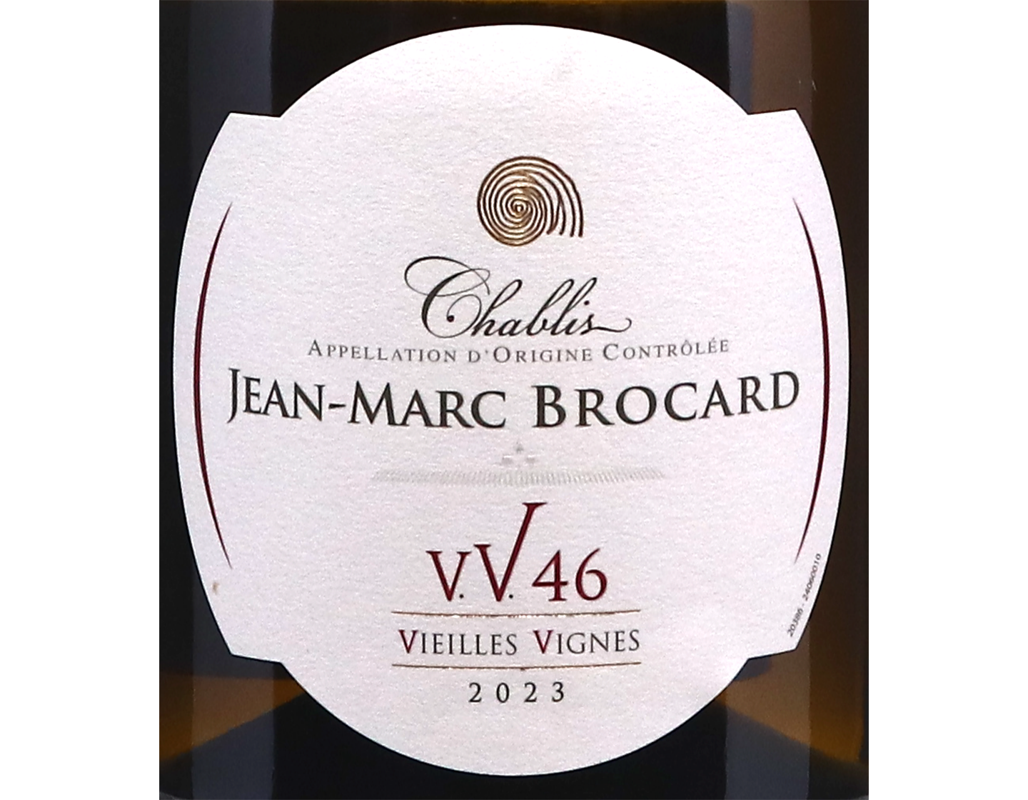 Jean Marc Brocard Chablis 1946 Vieilles Vignes 2023 ORGANIC
