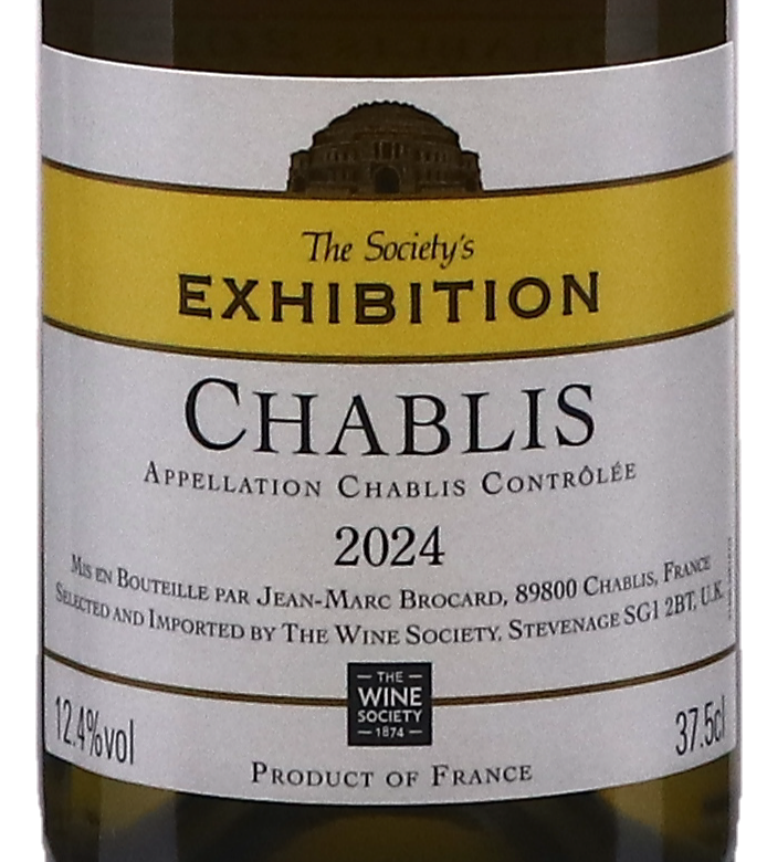 Half bottle of The Society's Exhibition Chablis 2024
