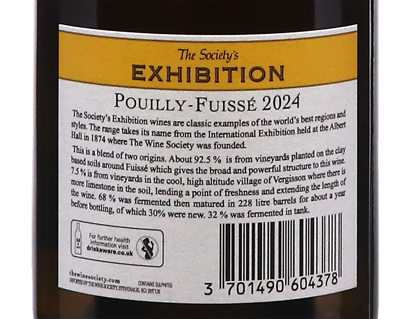 The Society's Exhibition Pouilly Fuisse 2024