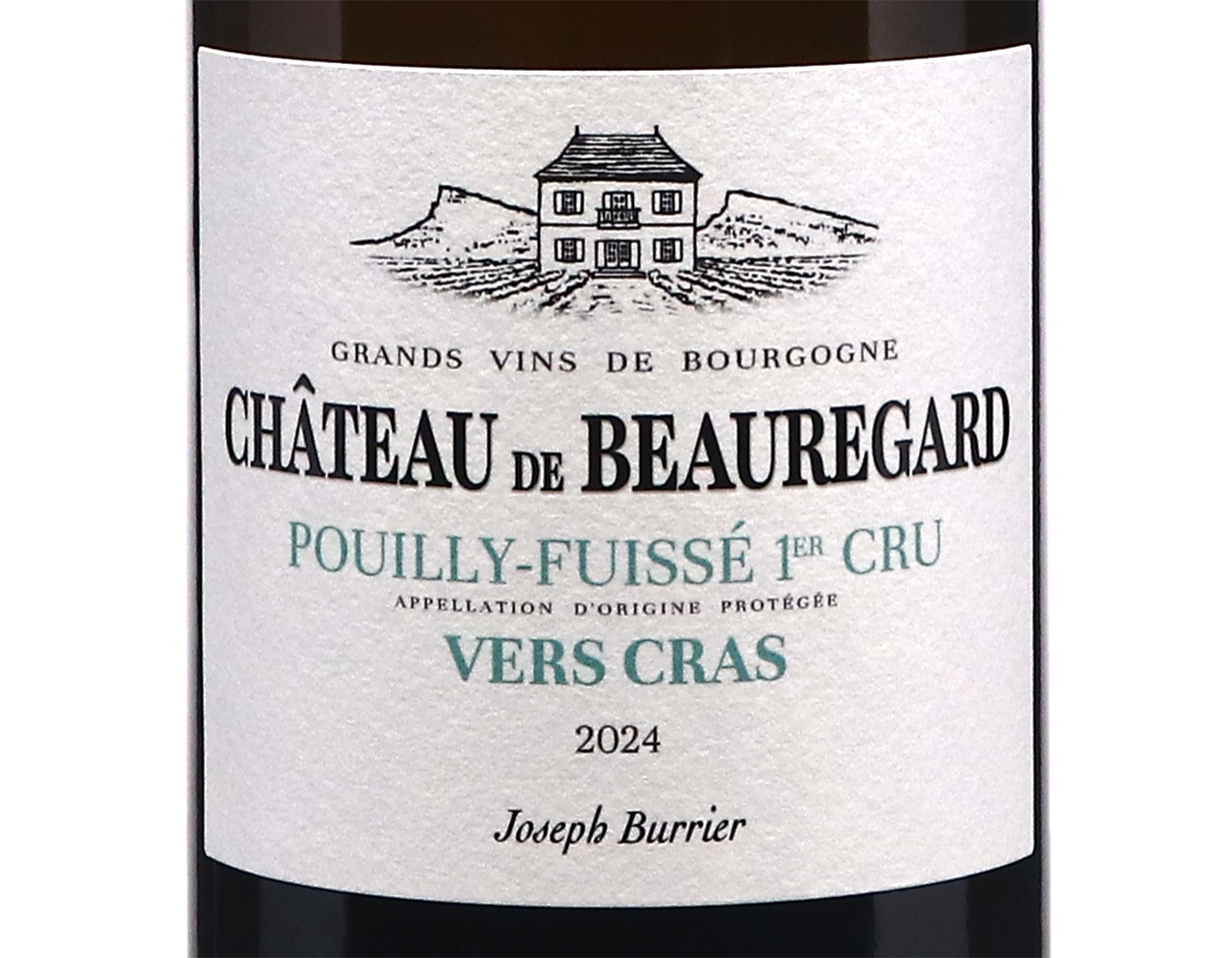 Chateau de Beauregard Pouilly Fuisse Premier Cru Vers Cras 2024 ORGANIC