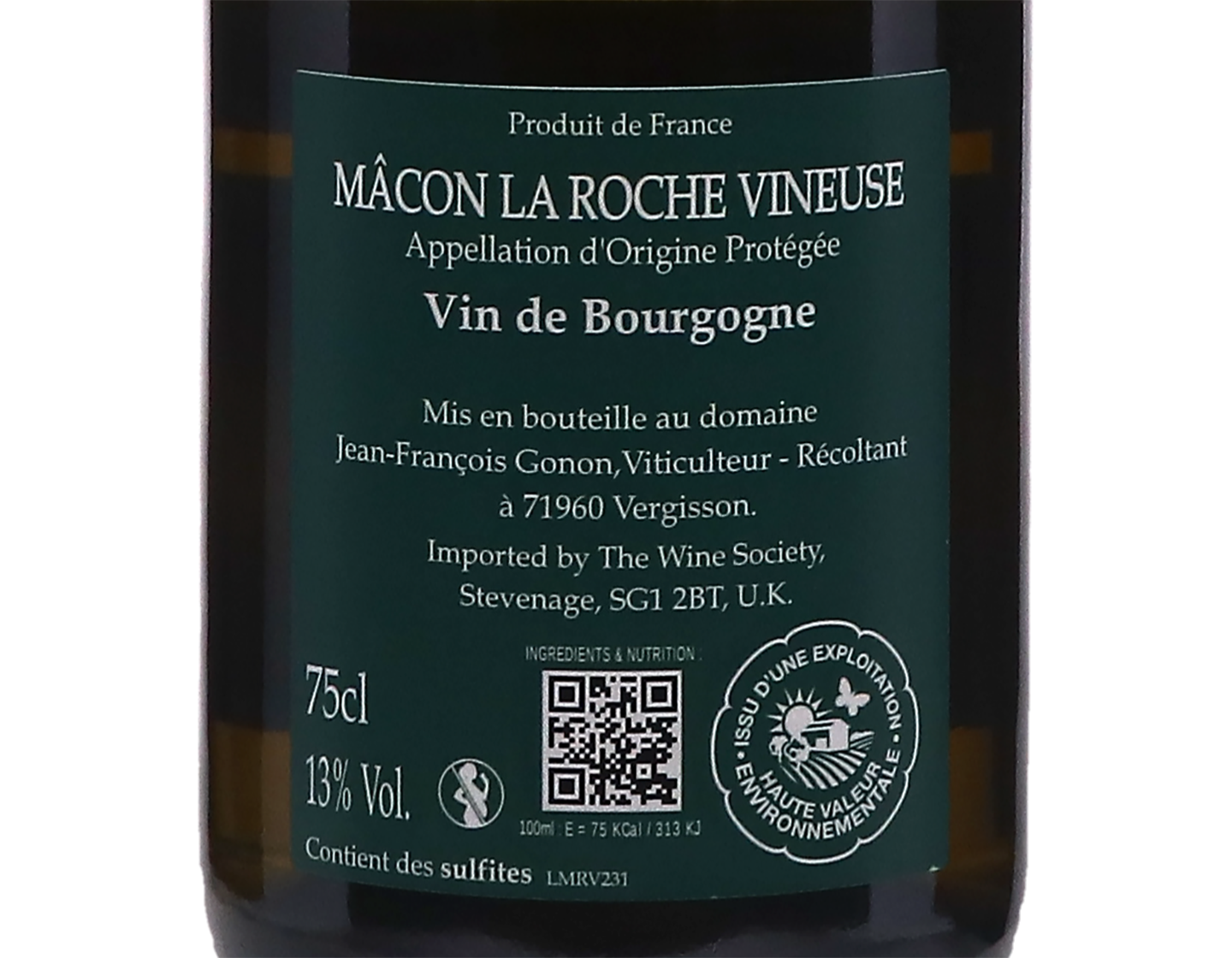 Domaine Gonon Macon La Roche Vineuse 2024