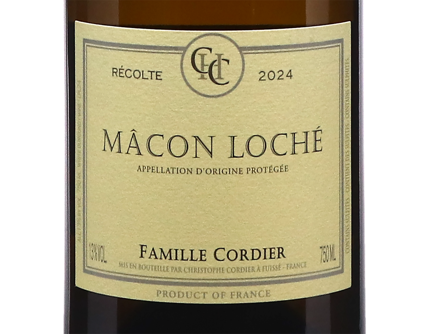Famille Cordier MÃ¢con Loche 2024 ORGANIC