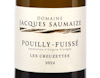 Jacques Saumaize Pouilly Fuisse Les Creuzettes 2024 view 2