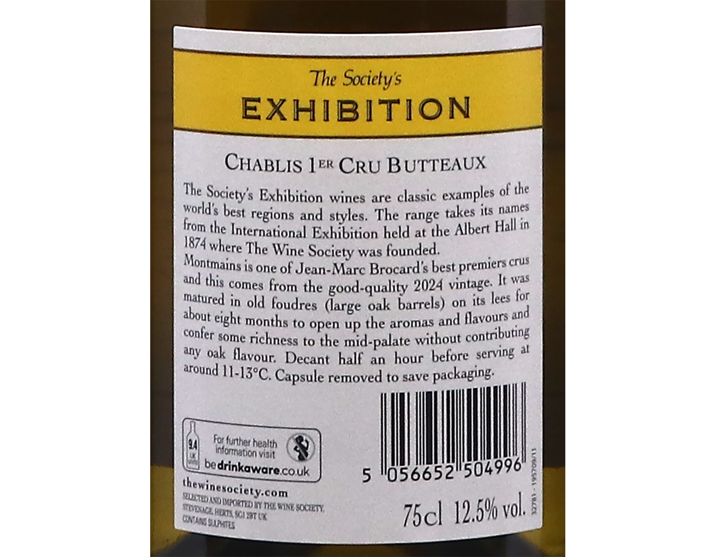 The Society's Exhibition Chablis Premier Cru Butteaux 2024