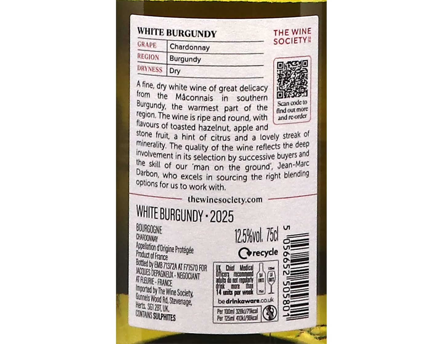 The Society's White Burgundy 2025