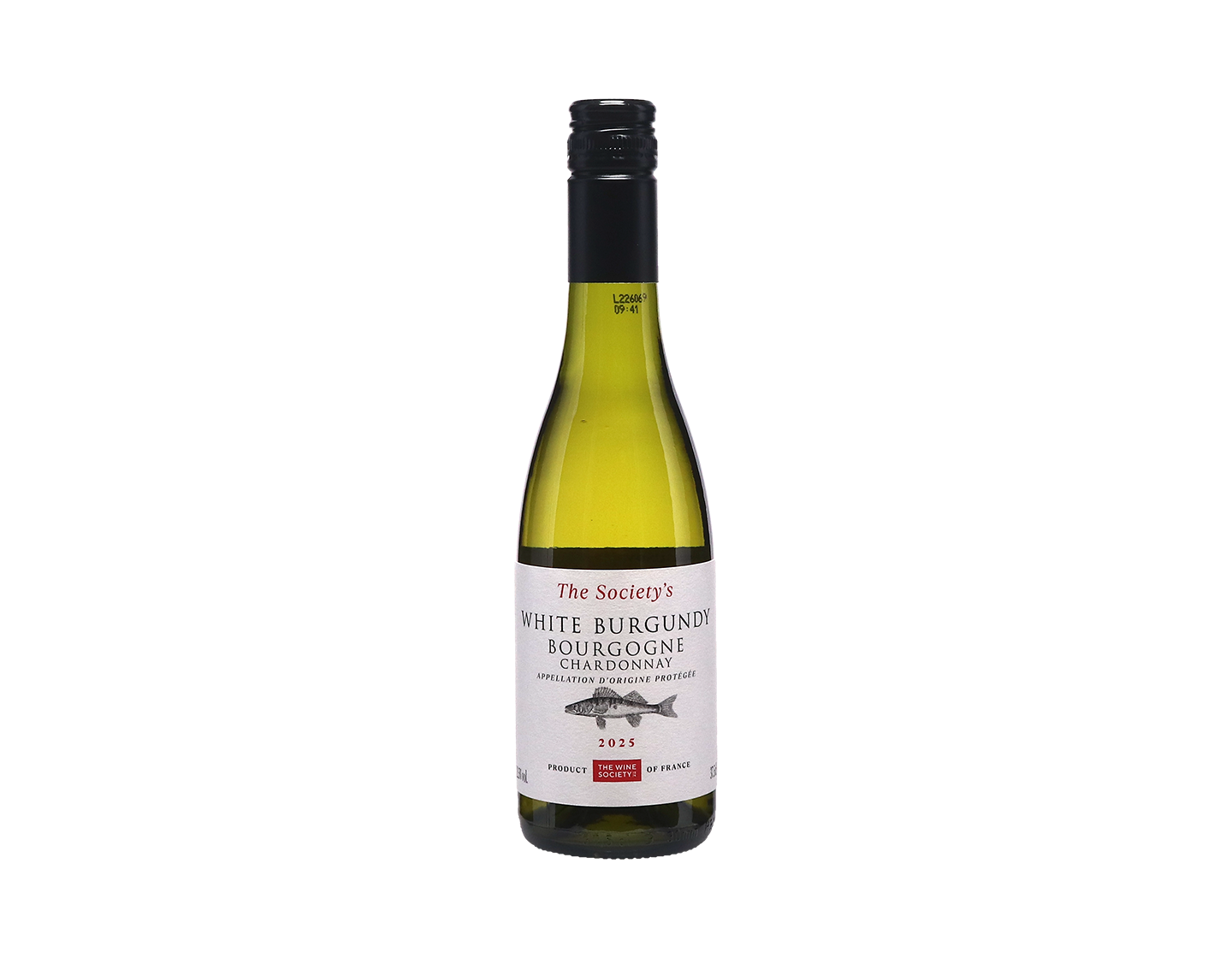 Half bottle of The Society's White Burgundy 2025
