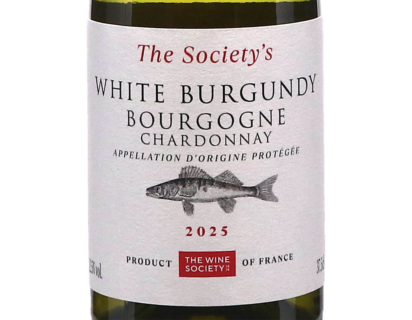 Half bottle of The Society's White Burgundy 2025