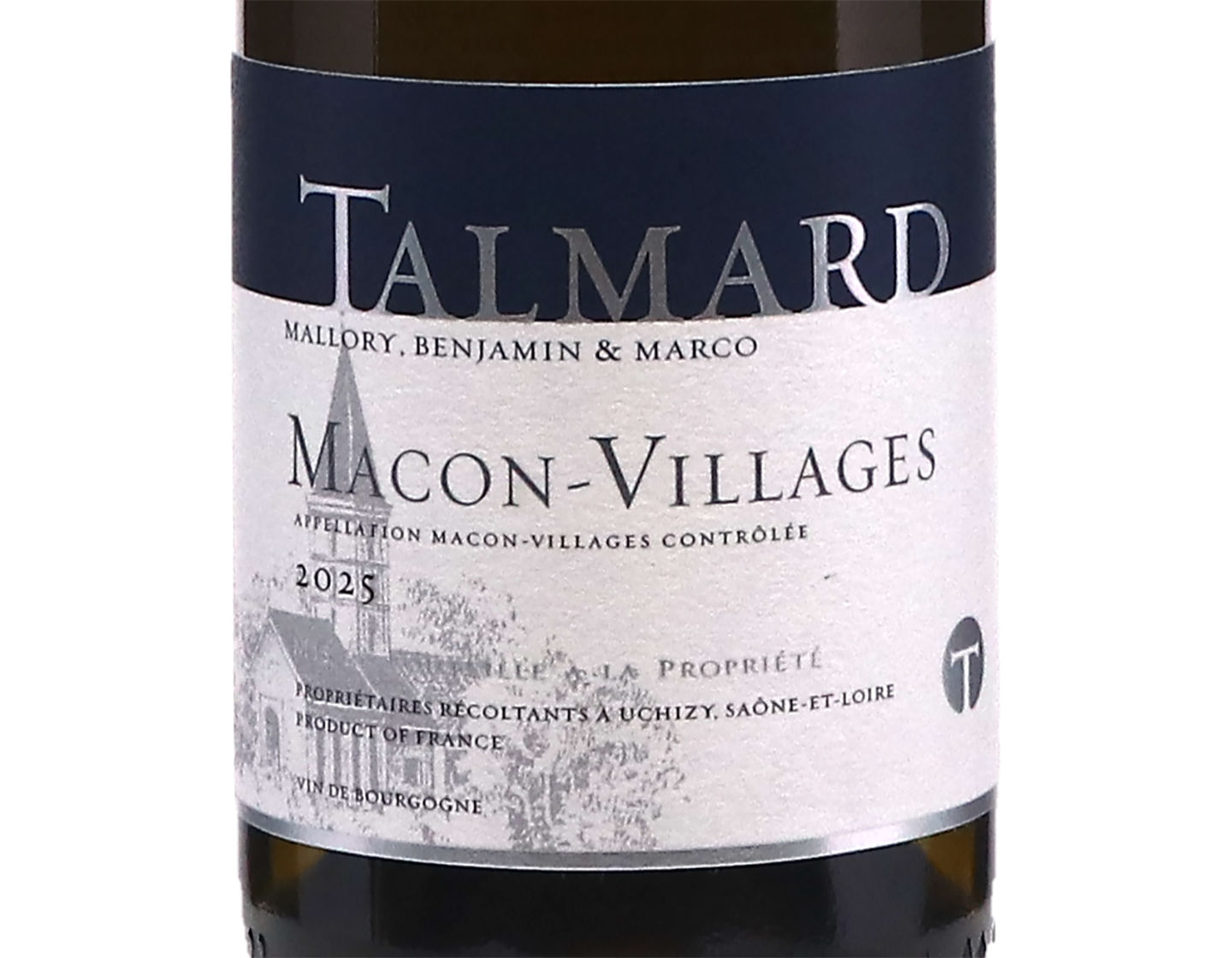 Half-bottle of Domaine Mallory et Benjamin Talmard, Mâcon-Villages, 2025