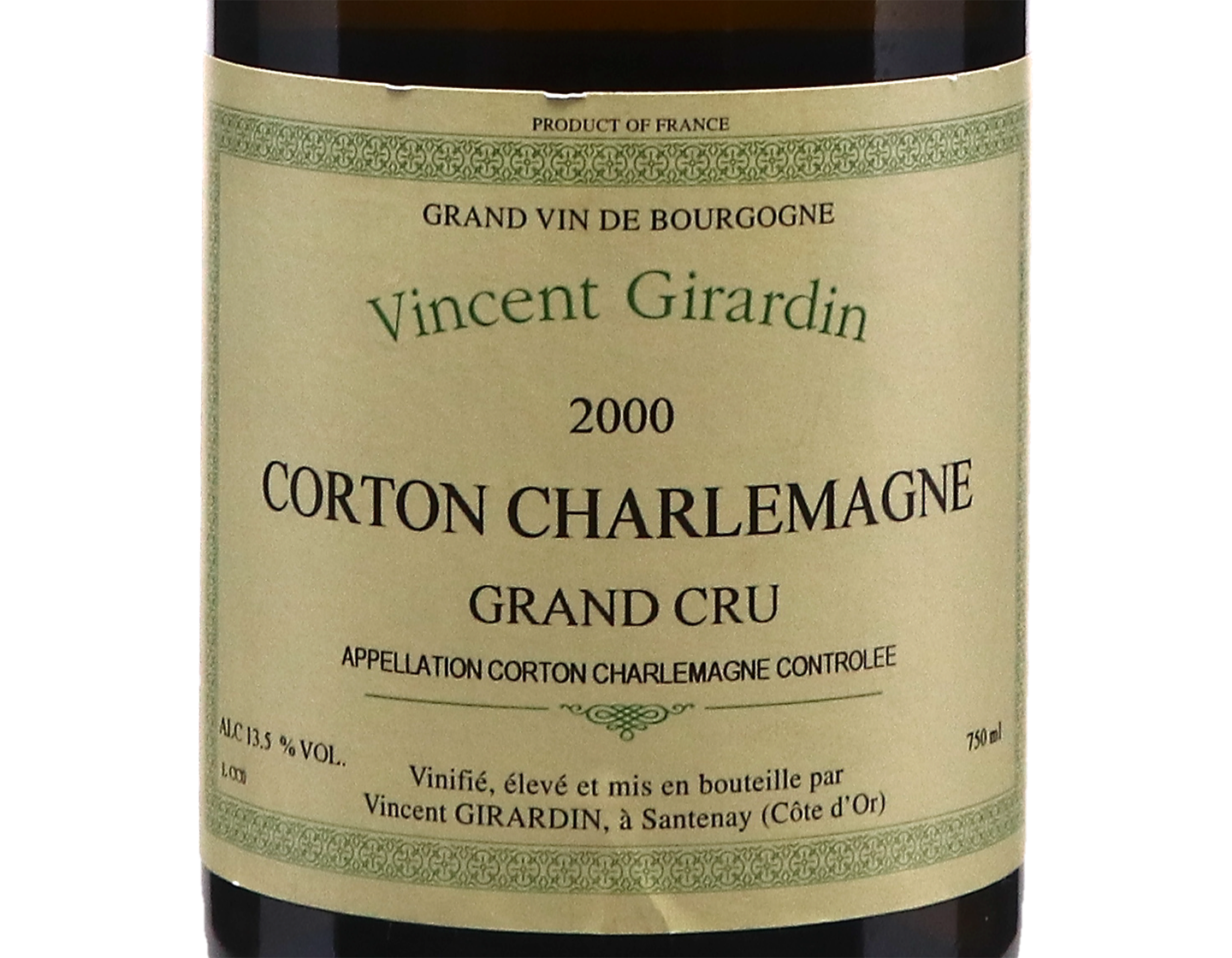 Vincent Girardin Corton Charlemagne GC 2000