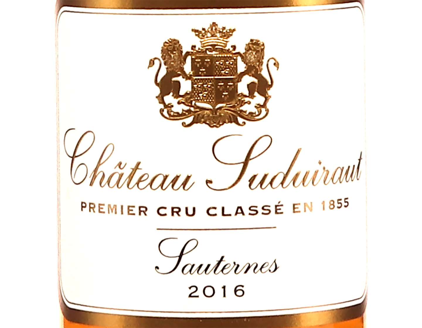 Ch Suduiraut Sauternes 2016 Halves