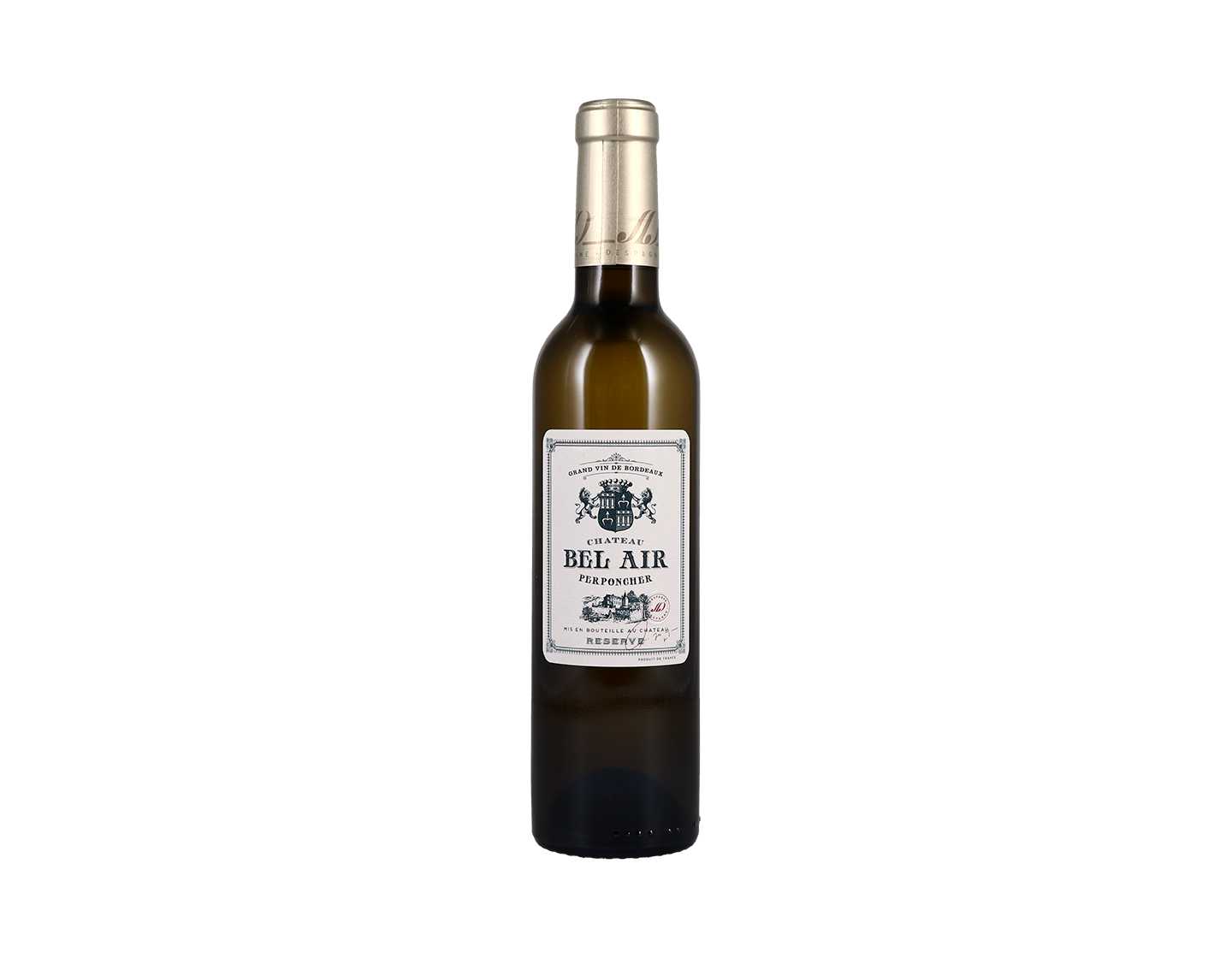 Half bottle of Château Bel Air Perponcher Blanc Réserve Bordeaux 2020