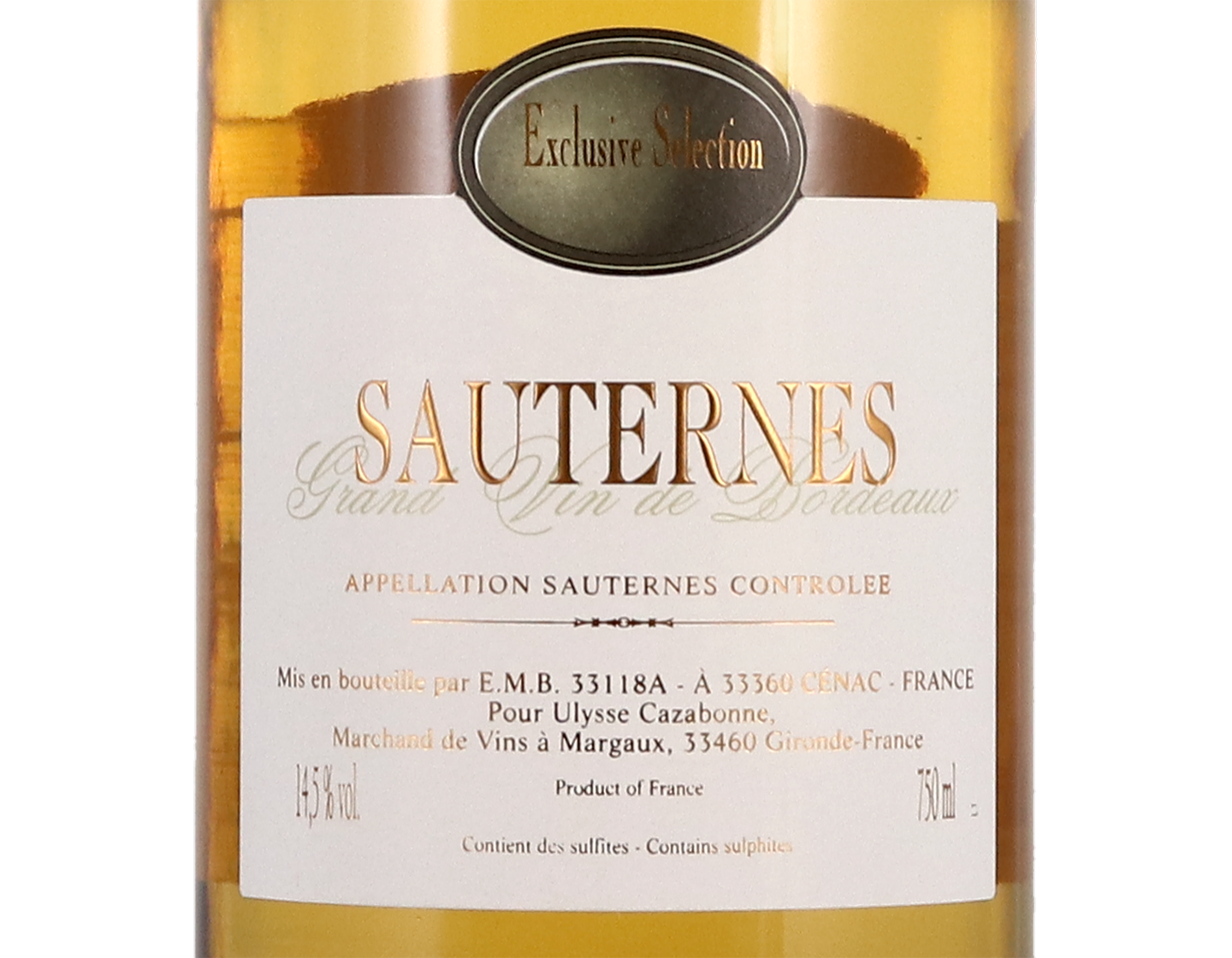 Ulysse Cazabonne Sauternes