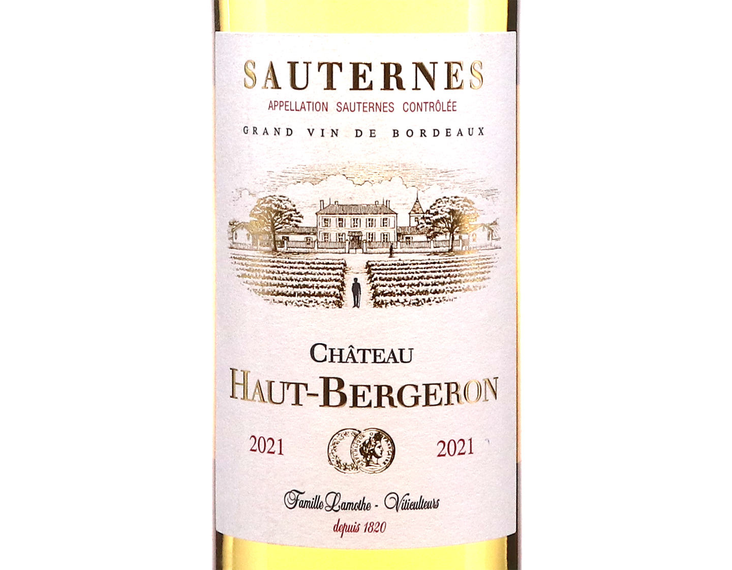 Chateau Haut Bergeron Sauternes 2021