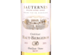 Chateau Haut Bergeron Sauternes 2021 view 2