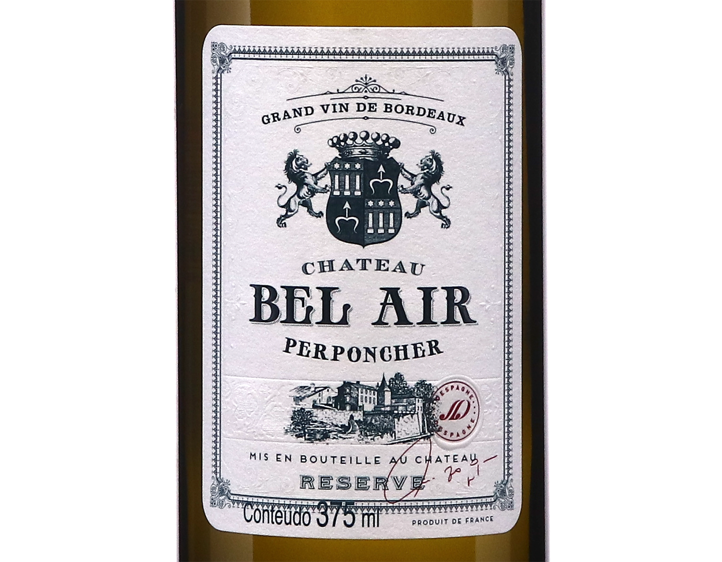 Ch Bel Air Perponcher Blanc Reserve Bordeaux 2023 Halves