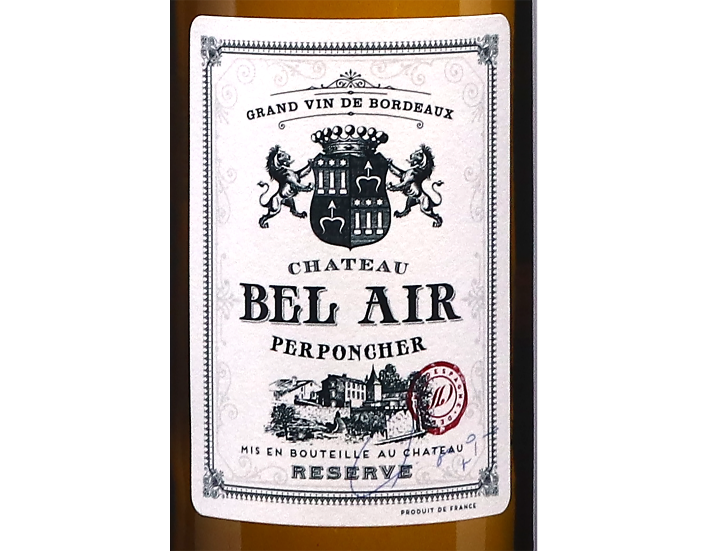 Half Bottle of Château Bel Air Perponcher Réserve, Bordeaux Blanc 2024