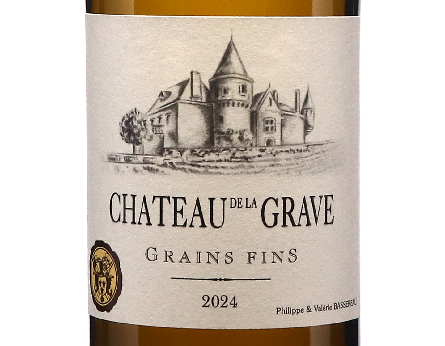 Ch de la Grave Blanc Grains Fins Cotes de Bourg 2024 Organic